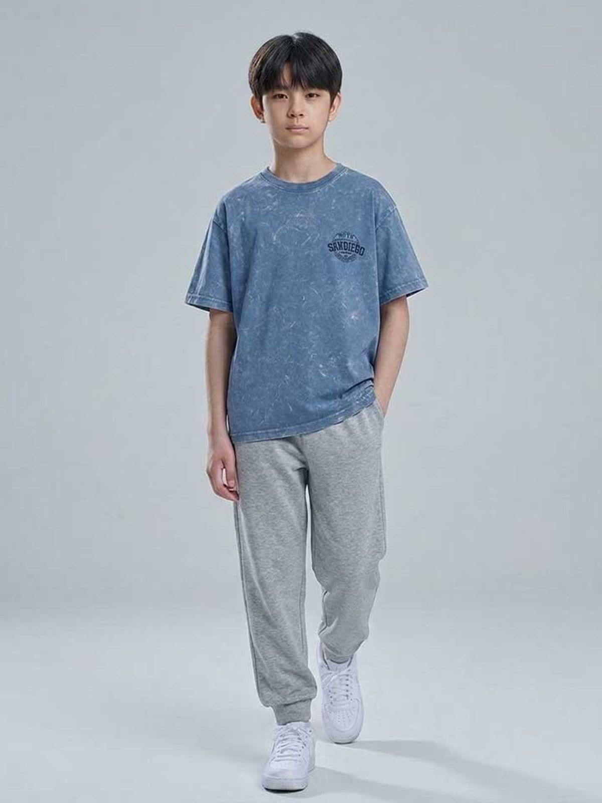 행텐 틴즈(HANGTEN TEENS) 틴즈 더블페이스 조거팬츠_055(14580-038-602-09)