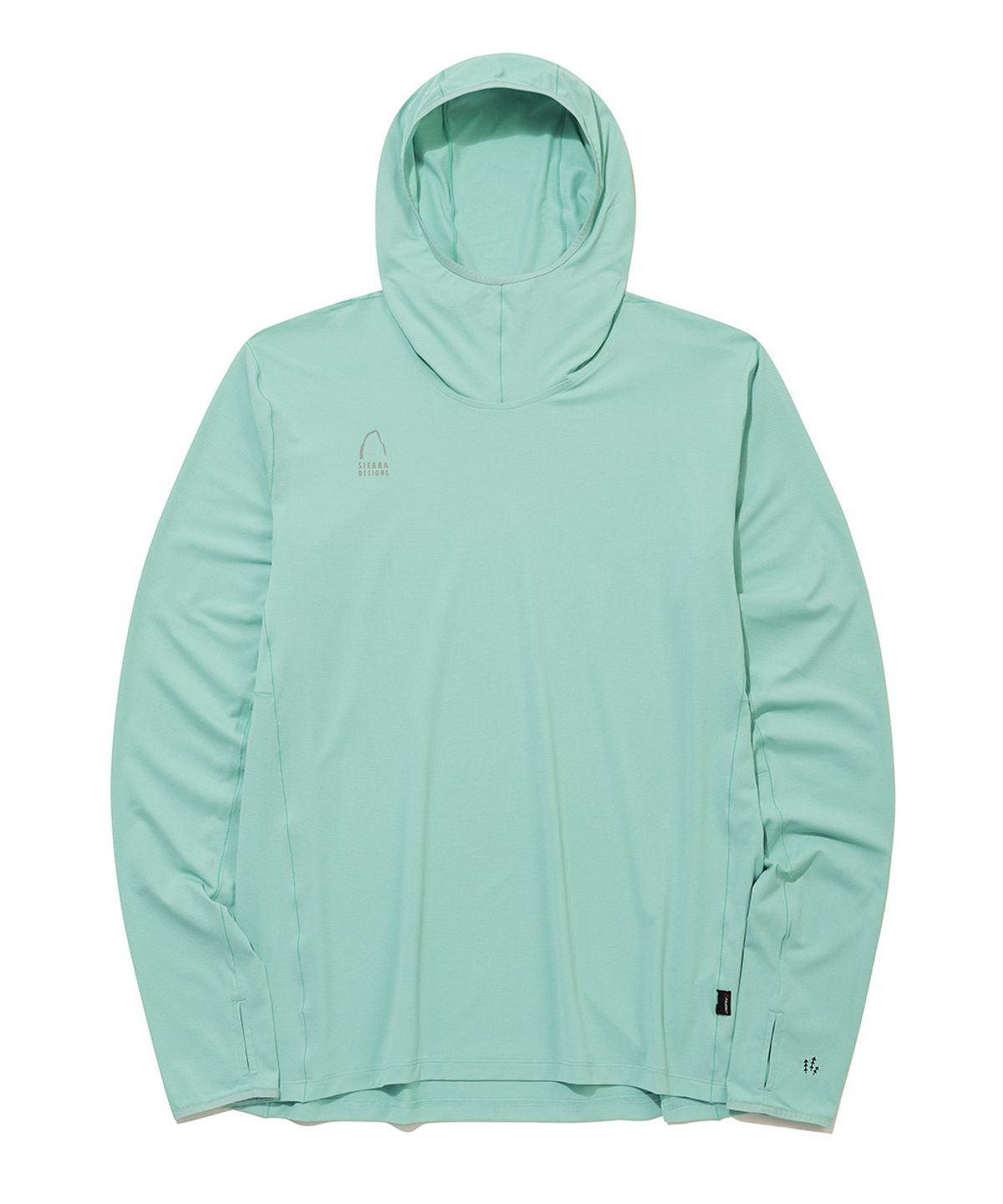 시에라디자인(SIERRA DESIGNS) 플린트 폴라텍 파워드라이 썬후디 MINT GREEN