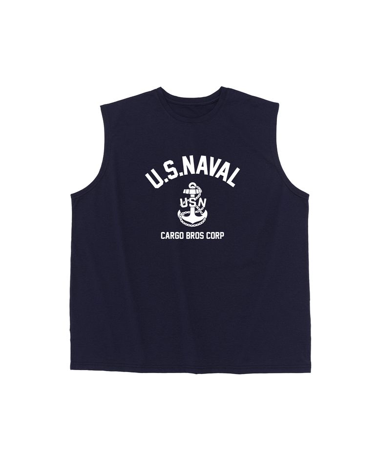 USN 마린 드라이핏 슬리브리스 (네이비)