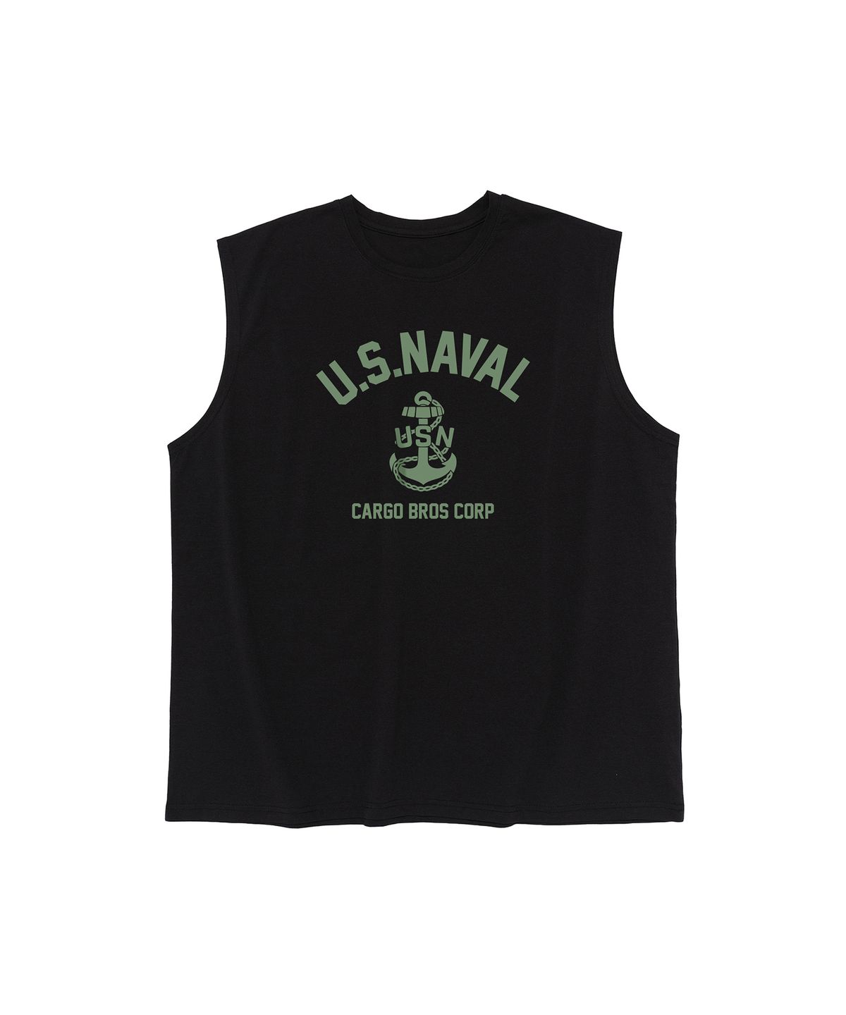 카고브로스(CARGOBROS) USN 마린 드라이핏 슬리브리스 (블랙)