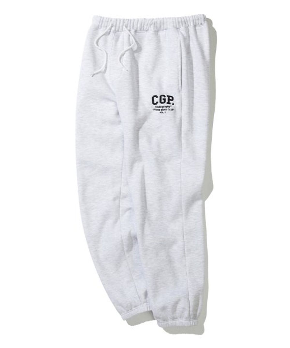 코드그라피(CGP) CGP 아치 로고 트레이닝 팬츠_멜란지그레이