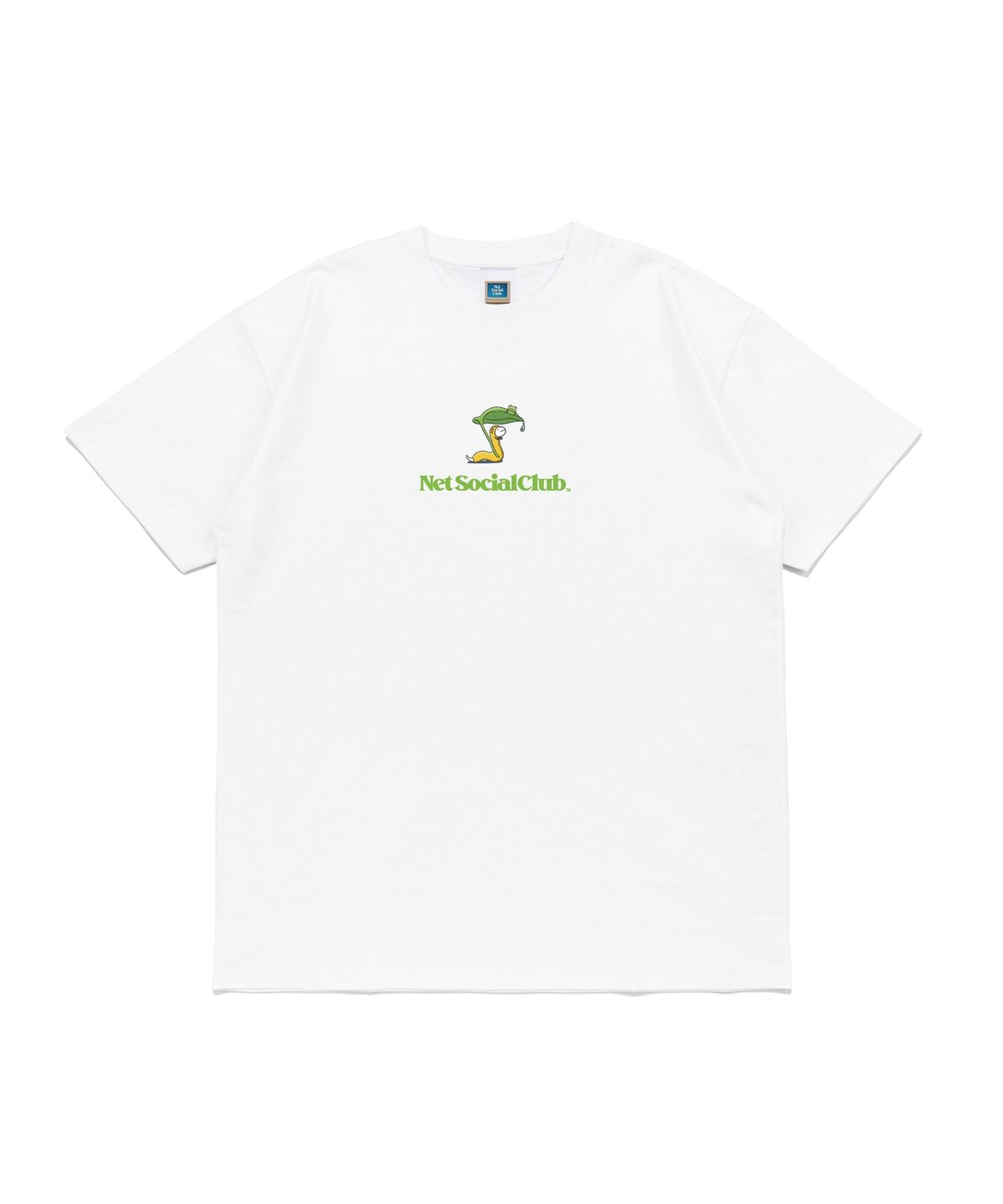 넷소셜클럽(NET SOCIAL CLUB) 종말의 뱀 레이니데이 넷소셜 반팔티 (화이트)