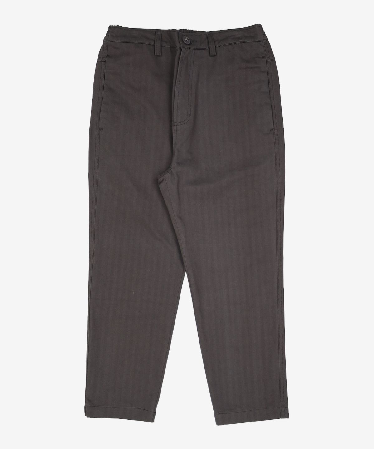 가먼트레이블(GARMENT LABLE) Herringbone Cotton Pants - Black 46