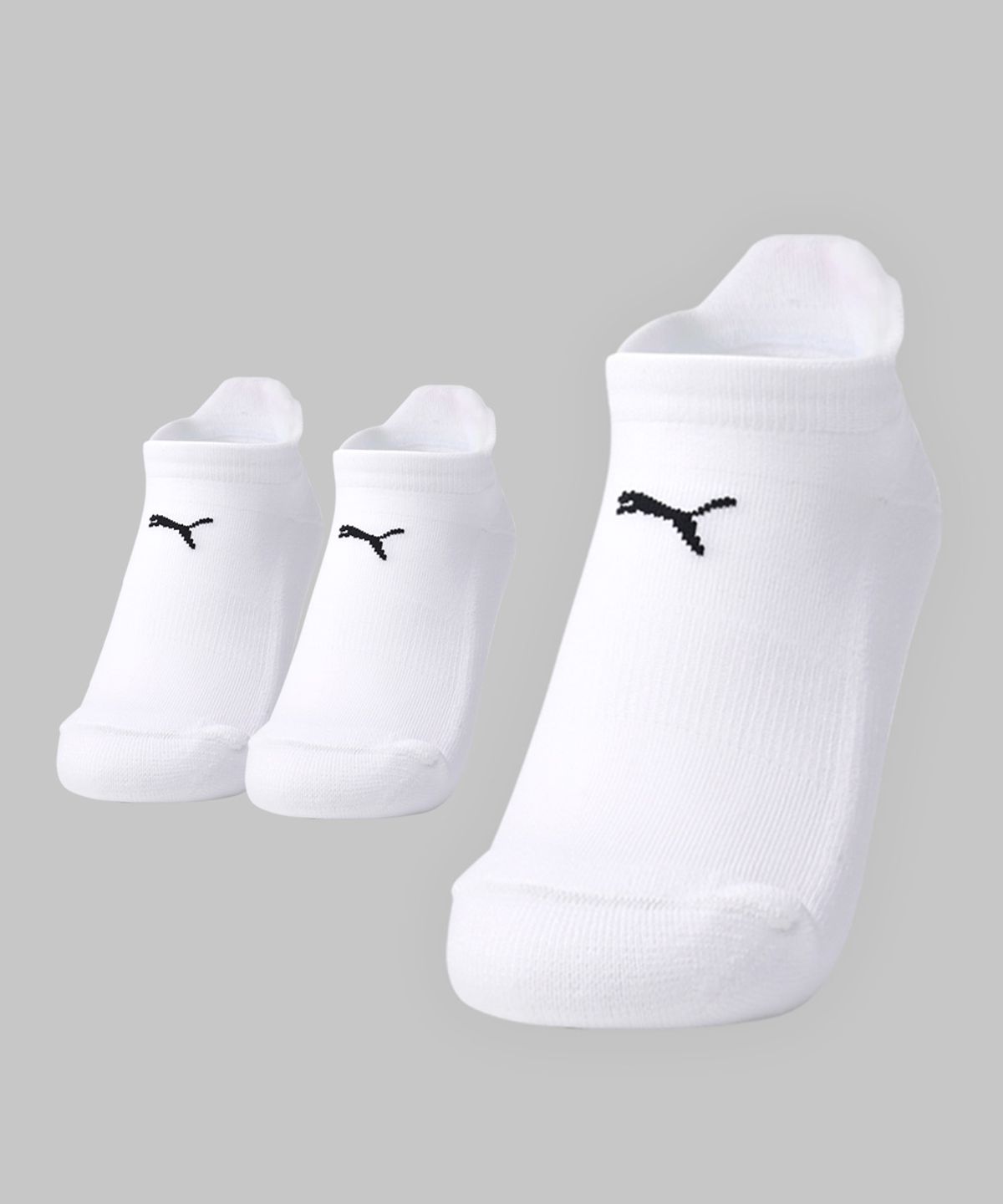푸마양말(PUMA SOCKS) 남성 프리미엄 스니커즈 탭 양말 3팩(PACK)