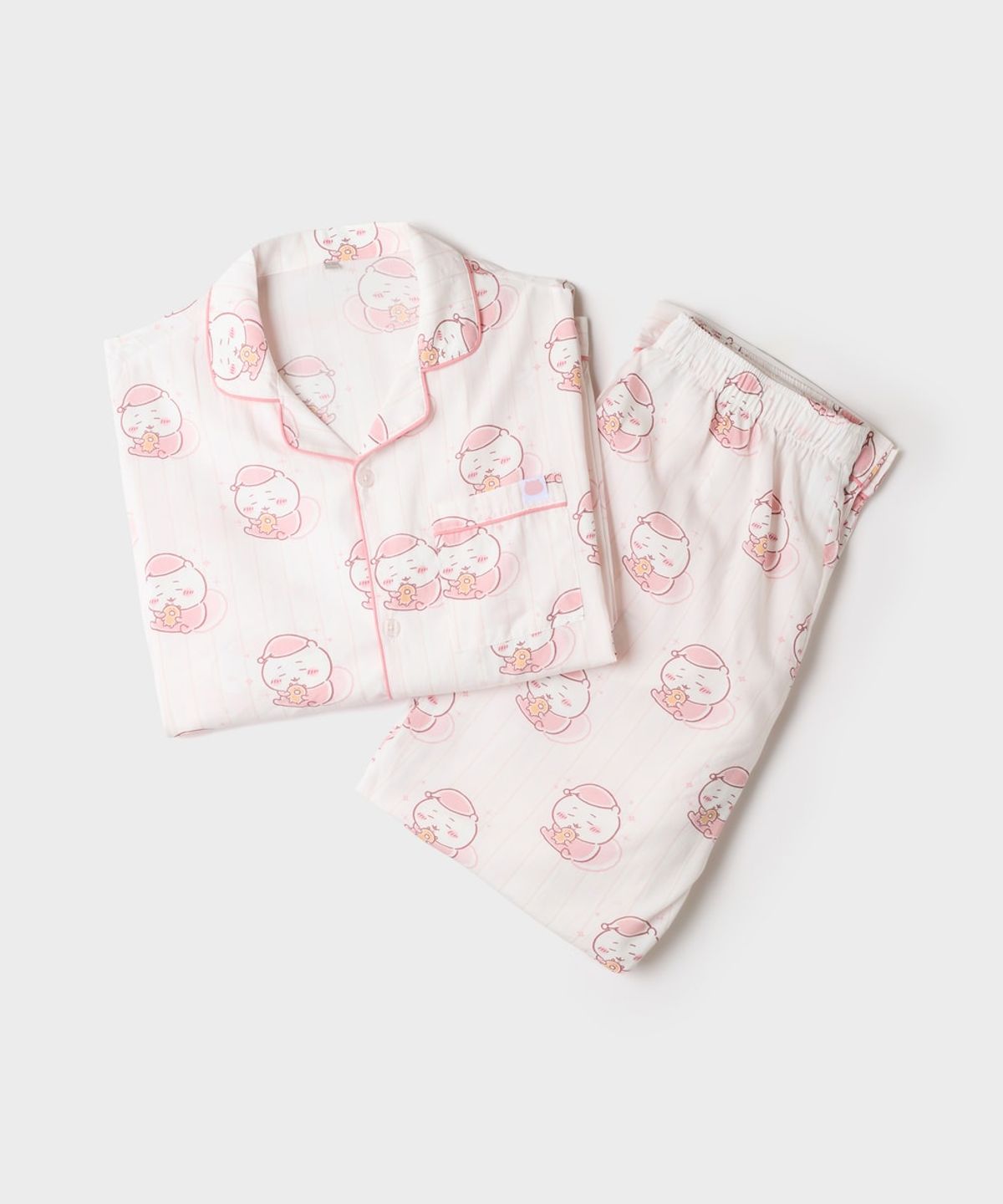 스파오(SPAO) [먼작귀] 먼가 작고 귀여운 긴팔 파자마 (RE)(Pink)_SPPPG49U12