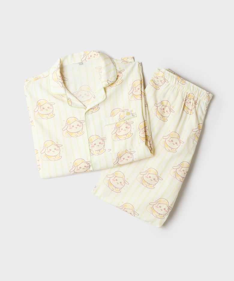 [먼작귀] 먼가 작고 귀여운 긴팔 파자마 (RE)(Yellow)_SPPPG49U12