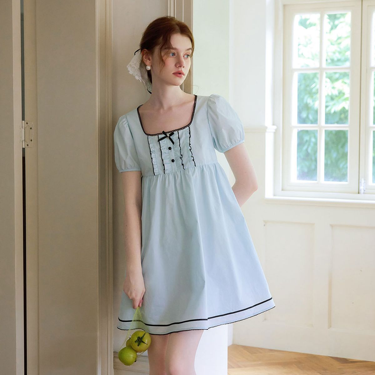 쎄무아듀(CEST MOIDEW) Cest_Babydoll puff sleeve dress