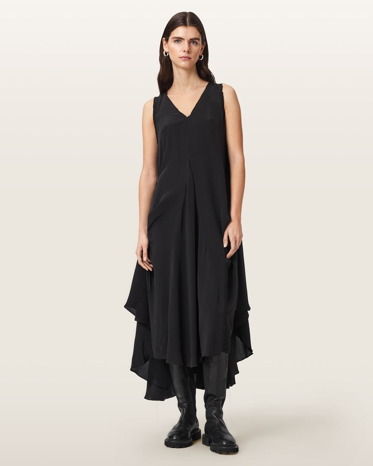 올세인츠(ALLSAINTS) 시빌 미디 원피스 W021DF-5
