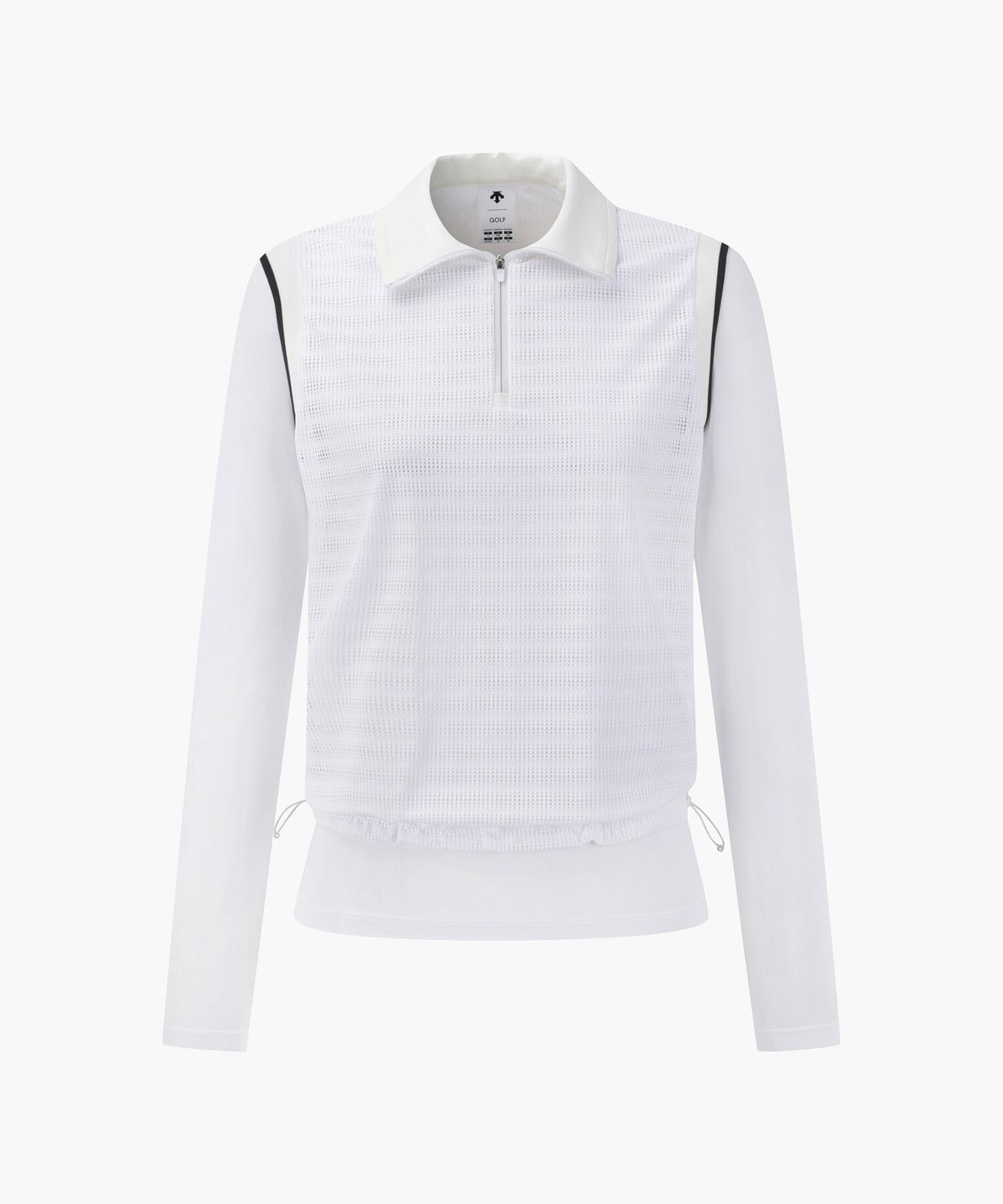 데상트 골프(DESCENTE GOLF) 여성 메쉬 하이브리드 냉감 티셔츠  DR22WFTL51