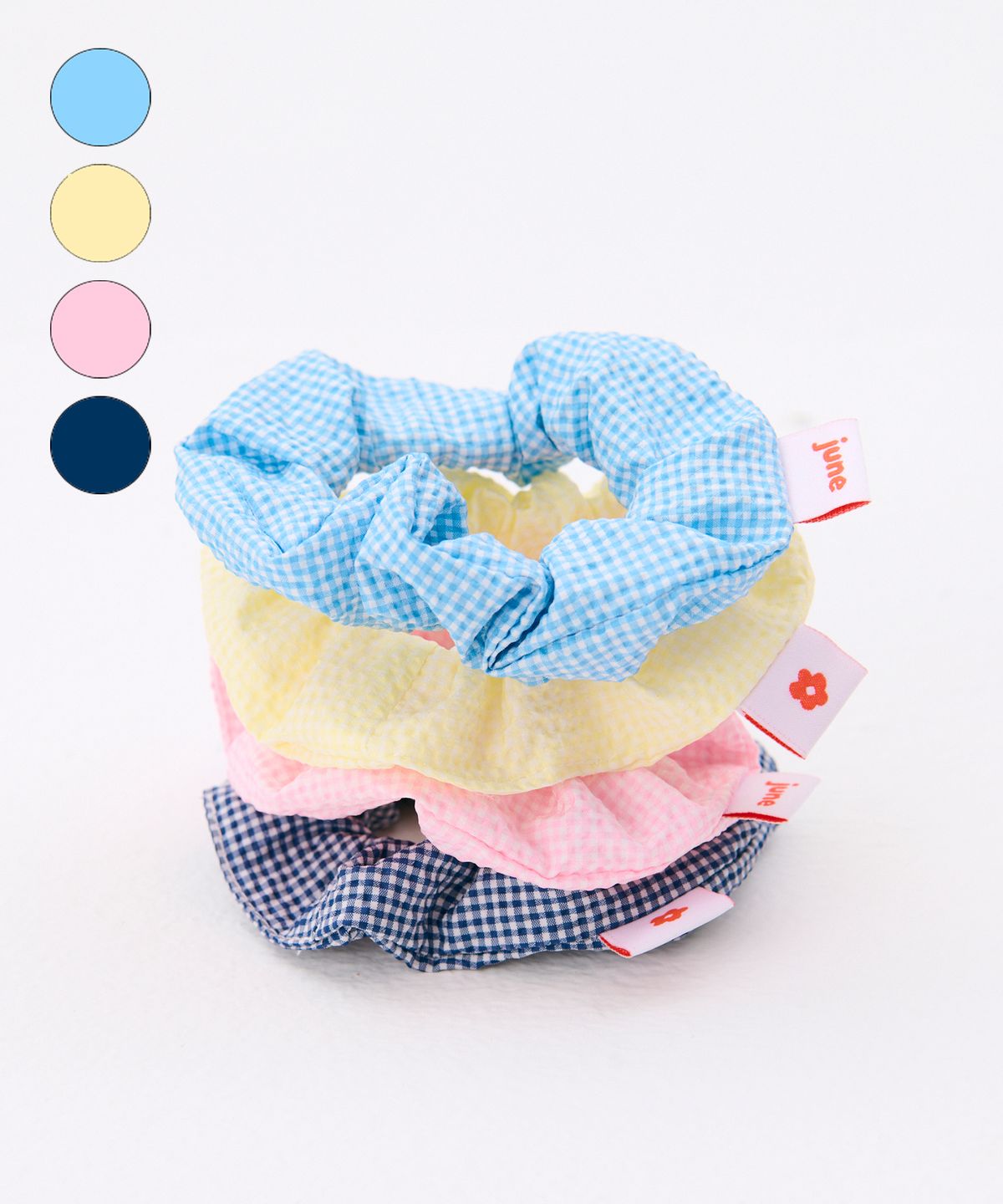 준준스페이스(JUNEJUNE SPACE) Eyelet Punching Top_Navy(아일렛 펀칭 탑_네이비)