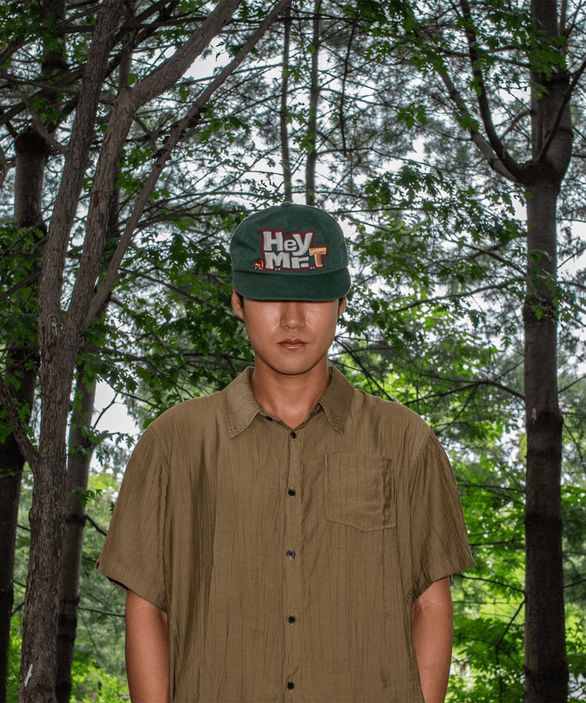 헤이미스터트러커(HEY MR TRUCKER) SAFE TRUCK CAP - DARK GREEN