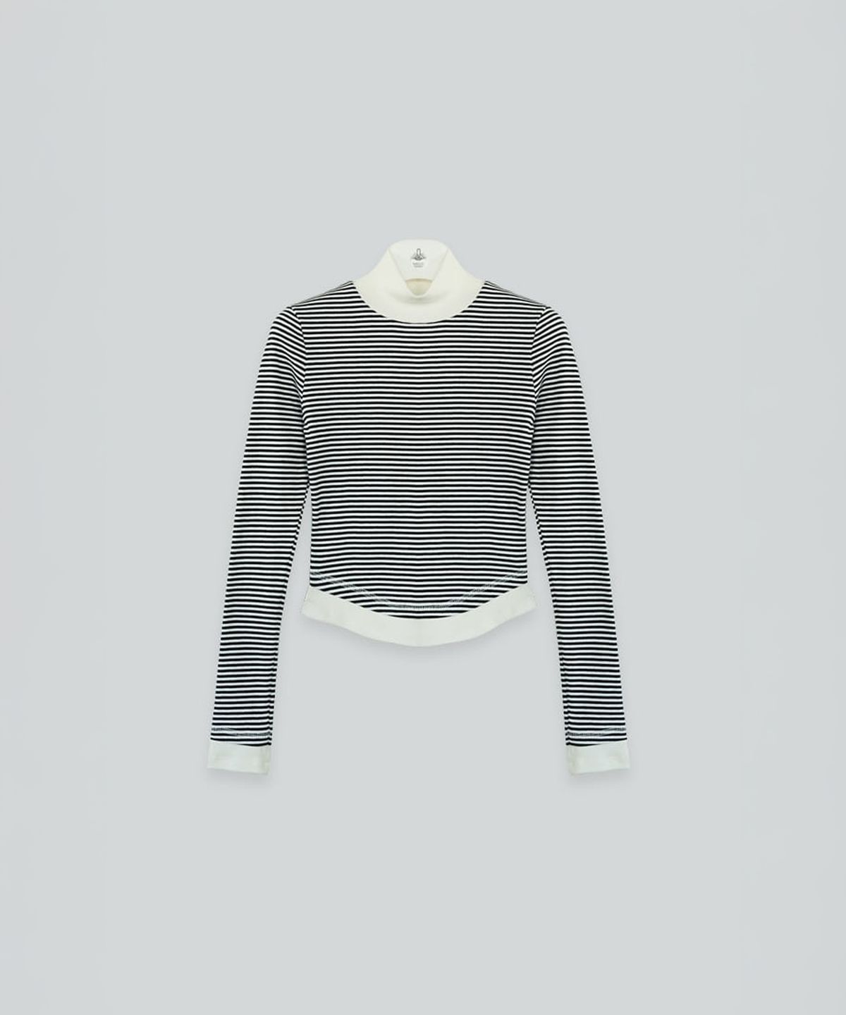 더밀루이(THEMILUI) Double Stripe T-shirt (Black)