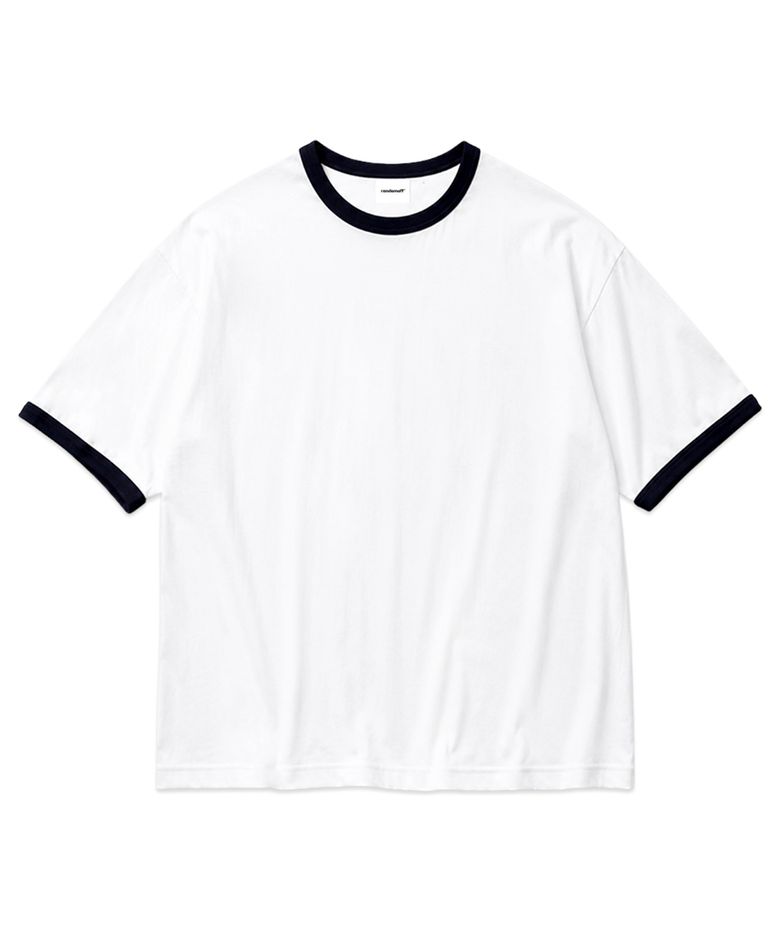 [Unisex] BASIC LINE RINGER T-SHIRT [WHITE]