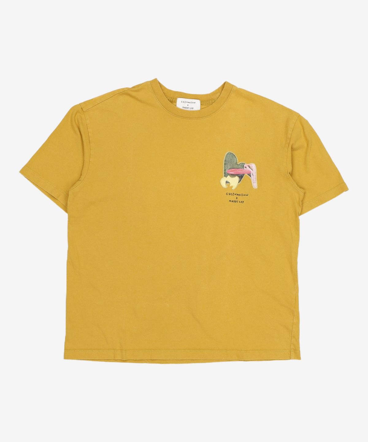 커스텀멜로우(CUSTOMELLOW) [muddycap x customellow] “gae-sori” half sleeve_CWTAM22484MUX 100