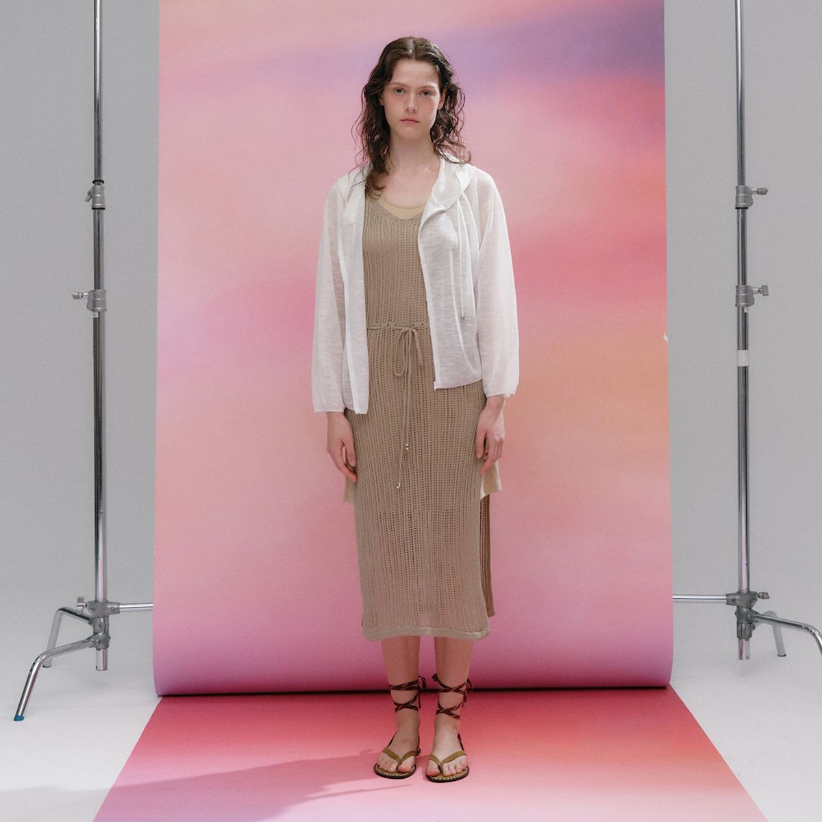 이비엠(EBM) 스트링 후드 가디건 EMP5KCD240