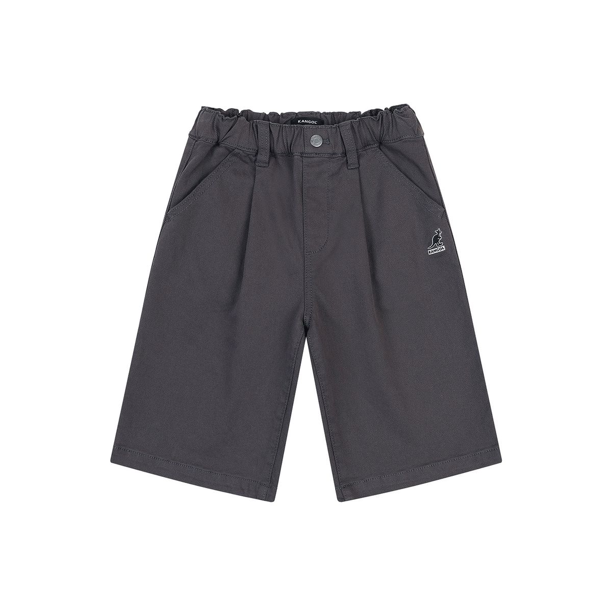 캉골키즈(KANGOL KIDS) 데님 라이크 버뮤다 져지 팬츠 SC 0204 차콜