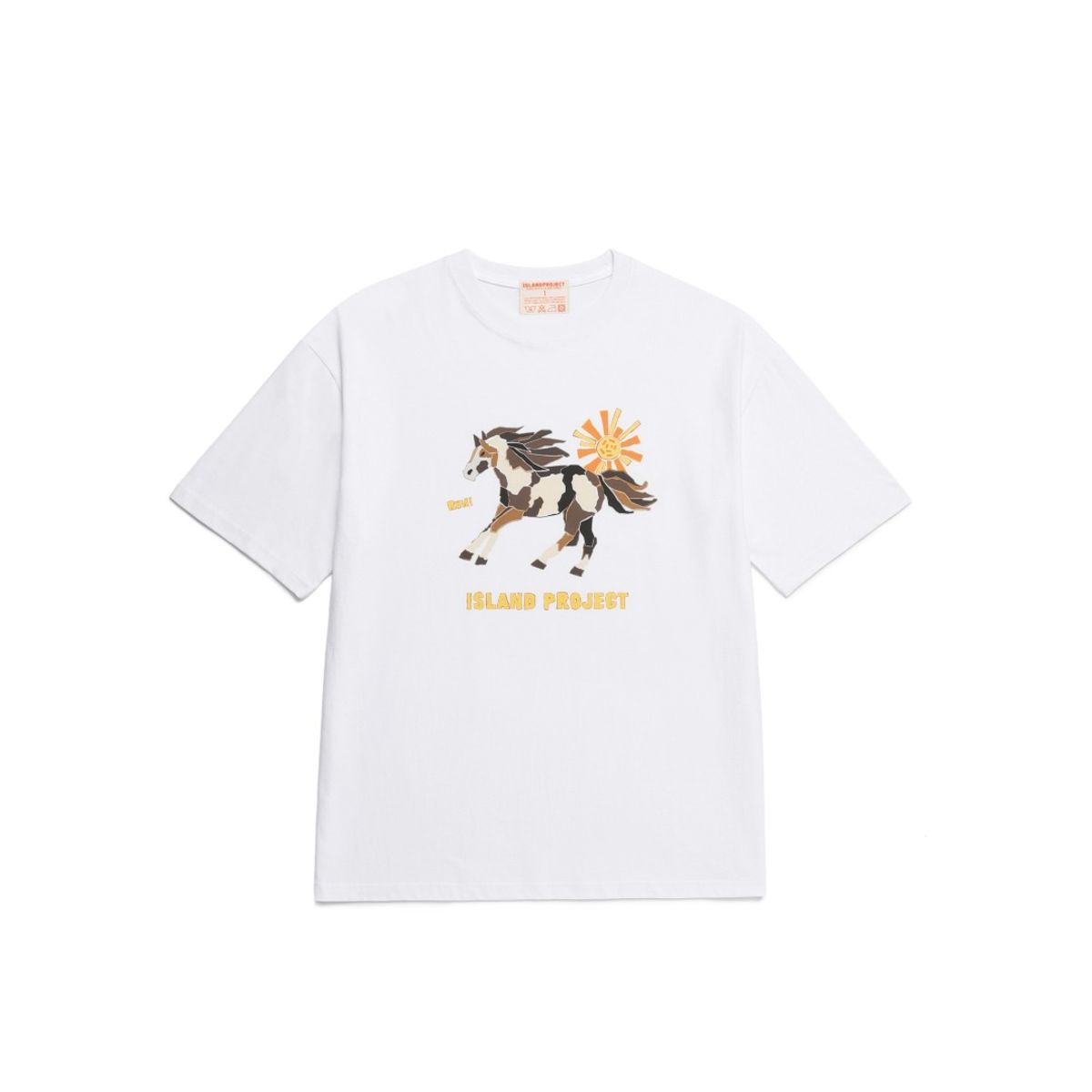 아일랜드 프로젝트(ISLAND PROJECT) Horse Run T-shirt - White
