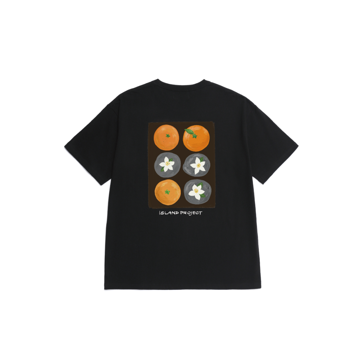 아일랜드 프로젝트(ISLAND PROJECT) Stone Flower T-shirt - Black