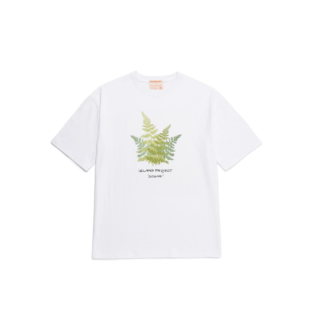 아일랜드 프로젝트(ISLAND PROJECT) Field Note Gosari T-shirt - White