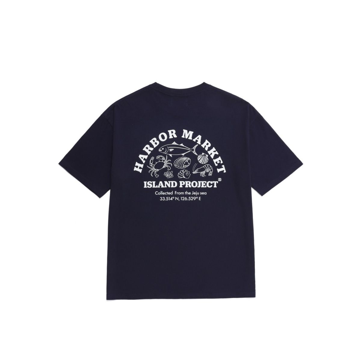 아일랜드 프로젝트(ISLAND PROJECT) Harbor Market T-shirt - Navy