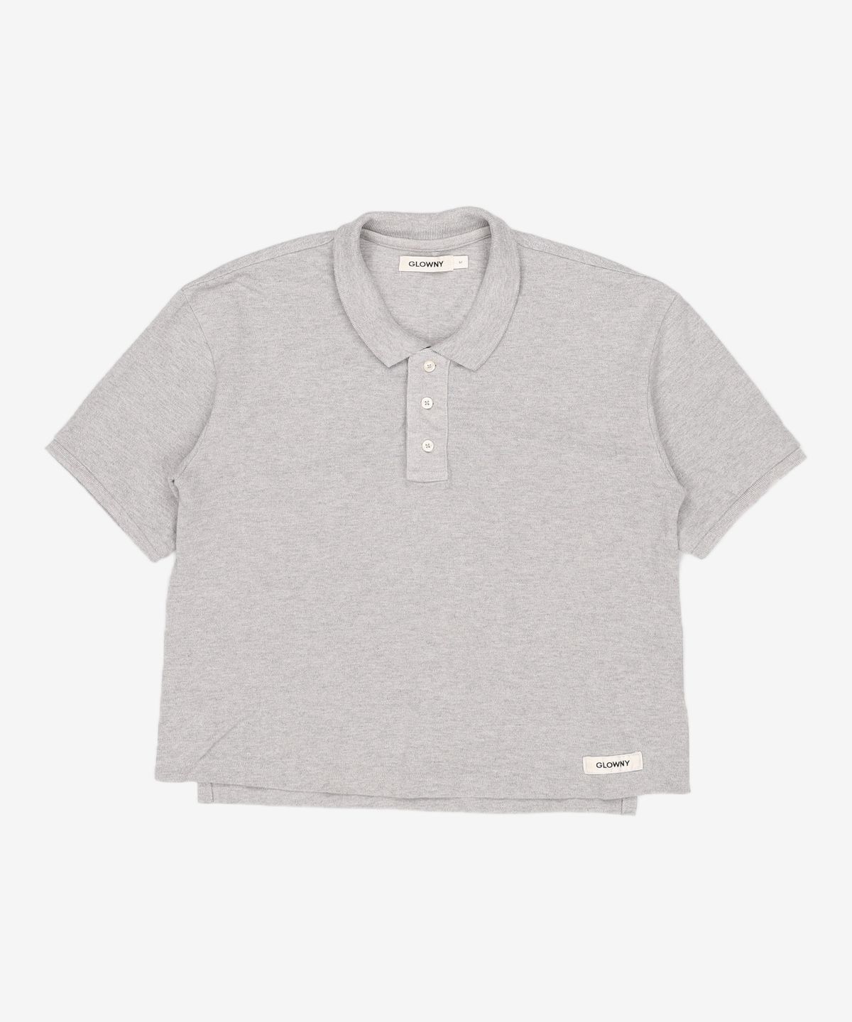글로니(GLOWNY) HERITAGE POLO SHIRT (MELANGE GRAY) M