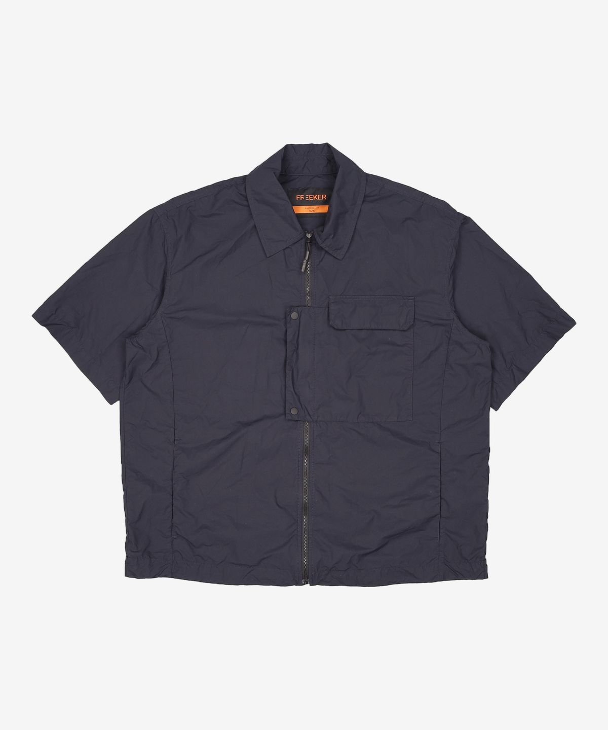 커스텀멜로우(CUSTOMELLOW) chest pocket half sleeve shirt_CWSAM23912BKX 95