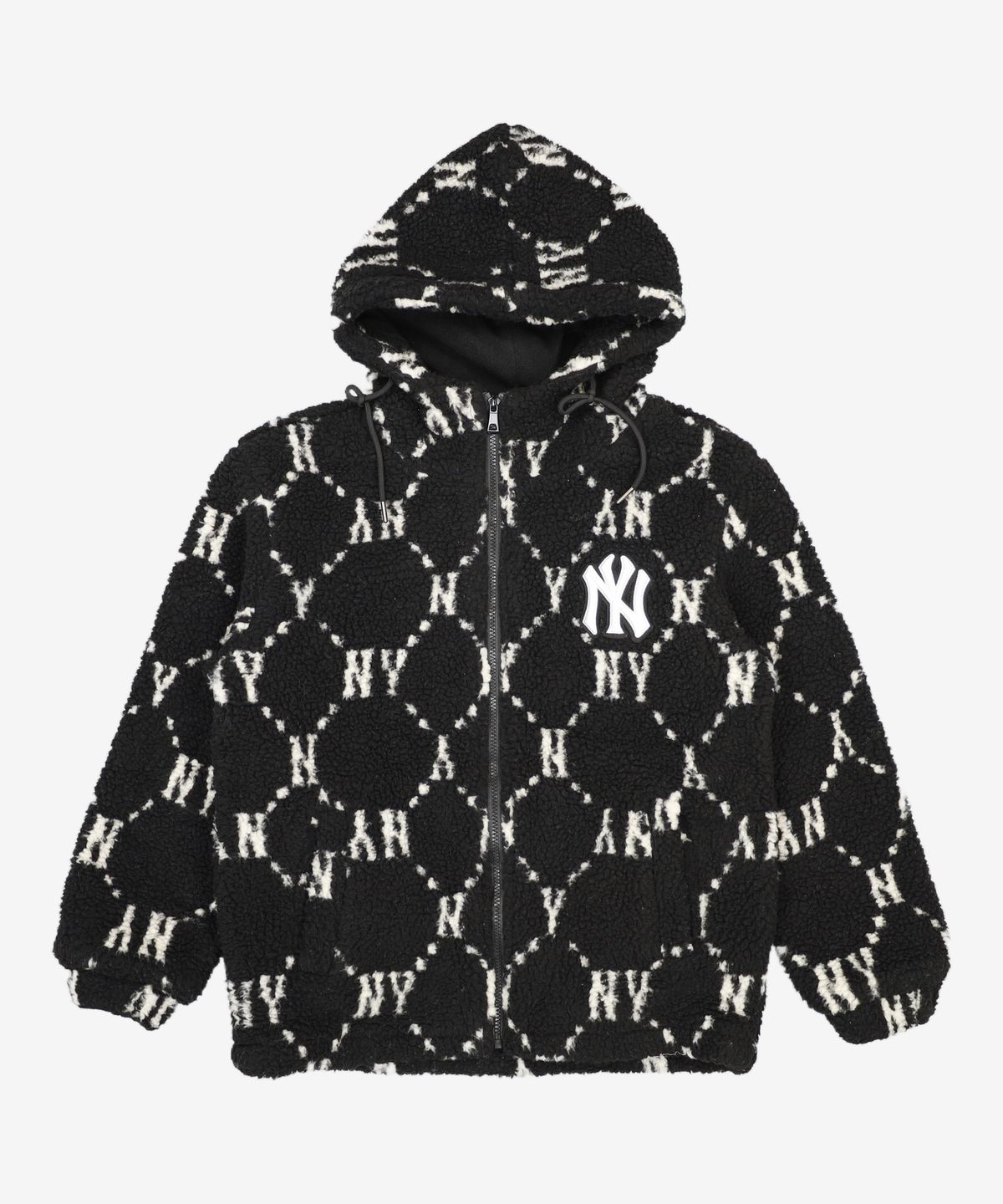 엠엘비(MLB) 모노그램 덤블 후리스 점퍼 NY (Black) S
