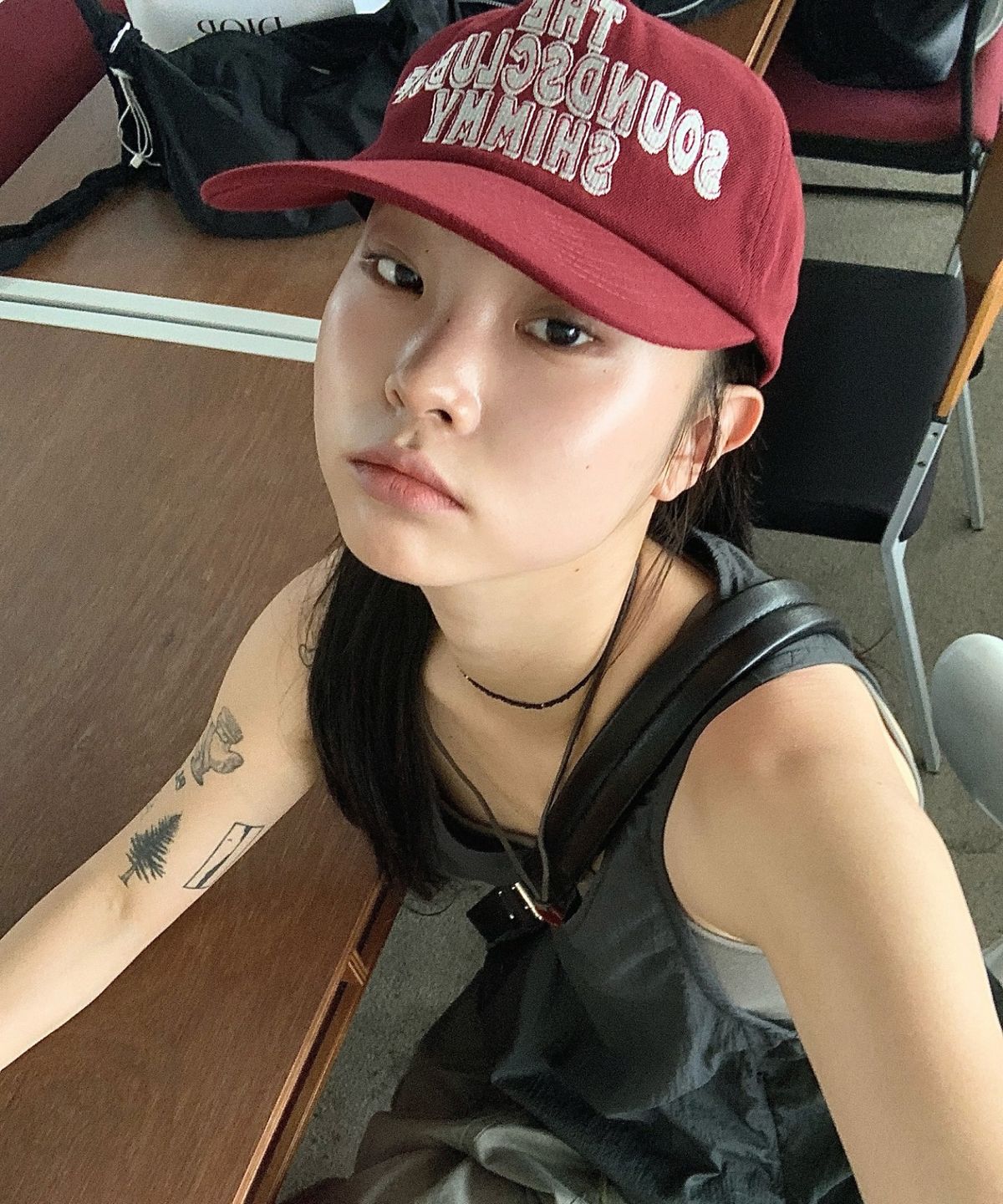 쉬미사운즈클럽(SHIMMY SOUNDS CLUB) CLUB CAMPAIGN 5P CAP [BURGUNDY]