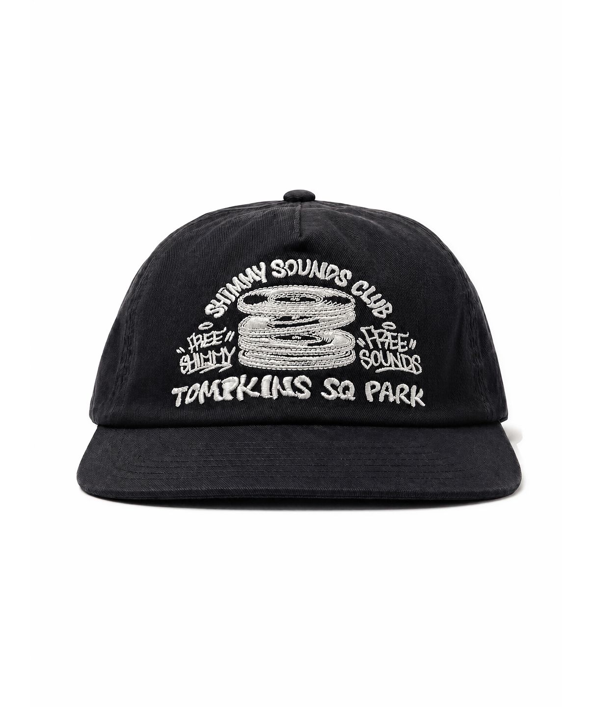 쉬미사운즈클럽(SHIMMY SOUNDS CLUB) SQUARE PARK 5P CAP [BLACK]
