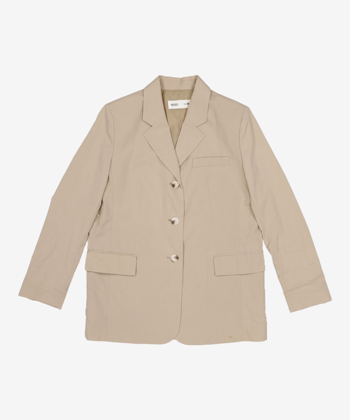 미쏘(MIXXO) 쓰리버튼 오버핏 자켓 MIWJK9813R S