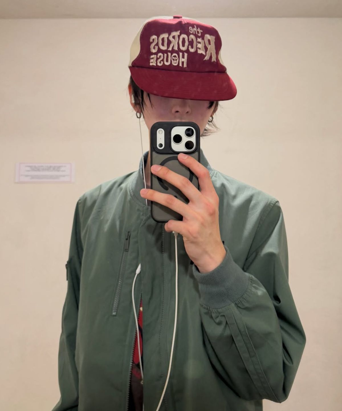 쉬미사운즈클럽(SHIMMY SOUNDS CLUB) RECORD HOUSE 5P CAP [BURGUNDY/BEIGE]