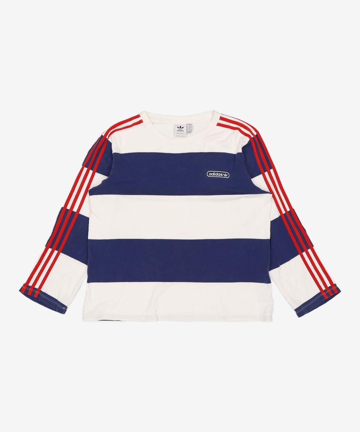 아디다스(ADIDAS) 스트라이프 긴팔 스웨트셔츠 L