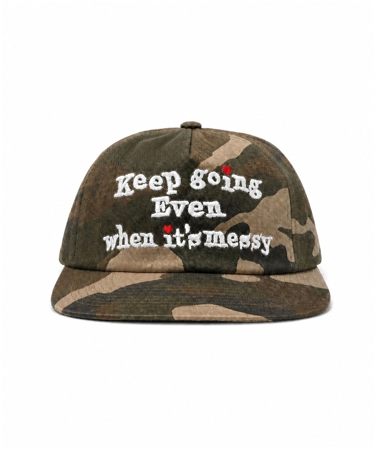 쉬미사운즈클럽(SHIMMY SOUNDS CLUB) MESSY 5P CAP [CAMO]