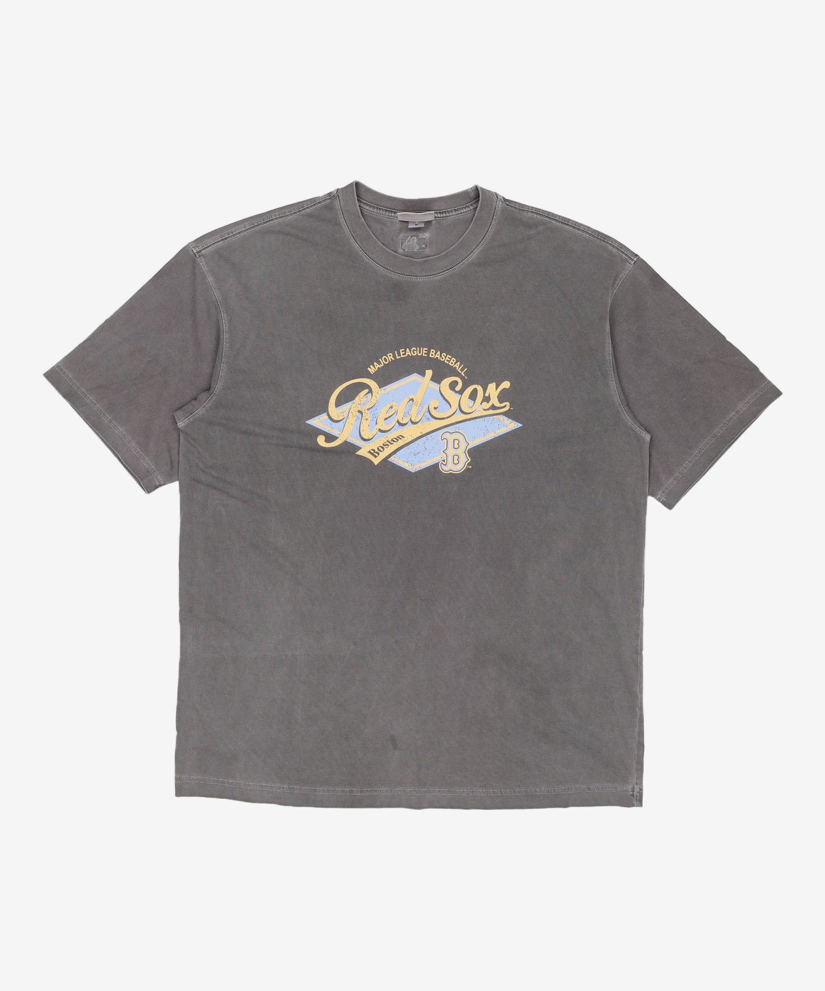 엠엘비(MLB) 바시티 빈티지 워싱 그래픽 메가 오버핏 반팔 티셔츠 BOS (D.Charcoal Grey) M