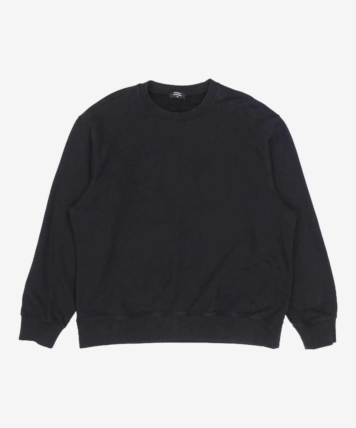 무신사 스탠다드(MUSINSA STANDARD) 스웨트셔츠 [블랙] XXXL
