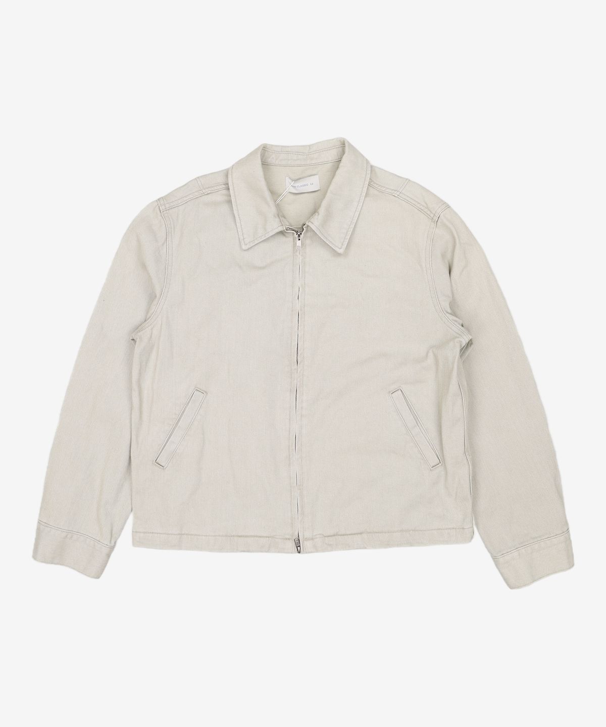 로우클래식(LOW CLASSIC) WASHED COTTON JACKET_BEIGE_LC243JP03BE M