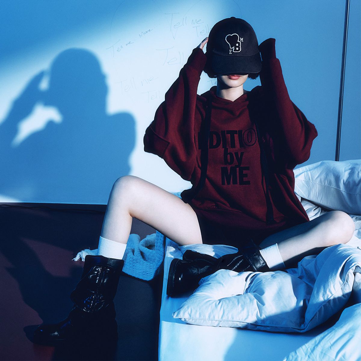 이비엠(EBM) 아트워크 자수 볼캡 EMP8AHT020