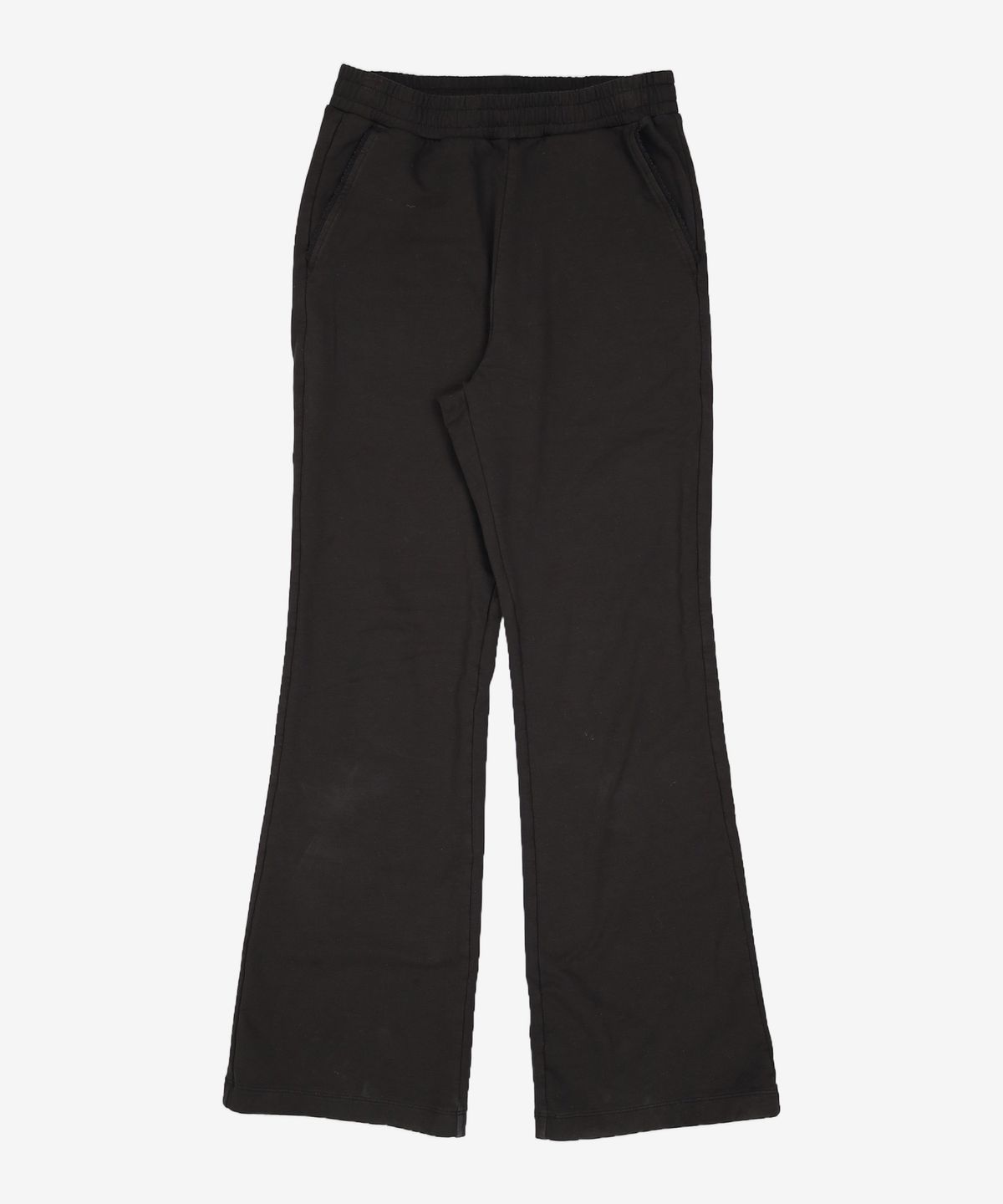 마리떼 프랑소와 저버(MARITHÉ + FRANҪOIS GIRBAUD) W LACE POINT BOOTS CUT SWEAT PANTS black S