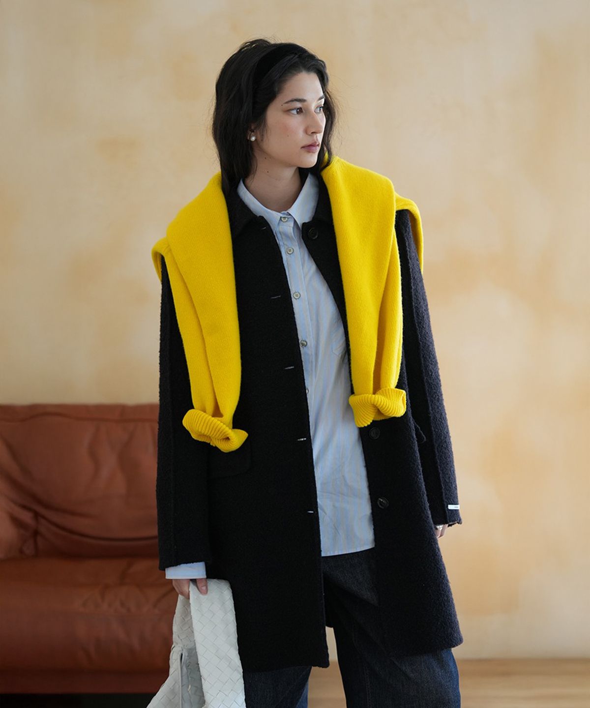더밀루이(THEMILUI) Lang Handmade coat (Black)