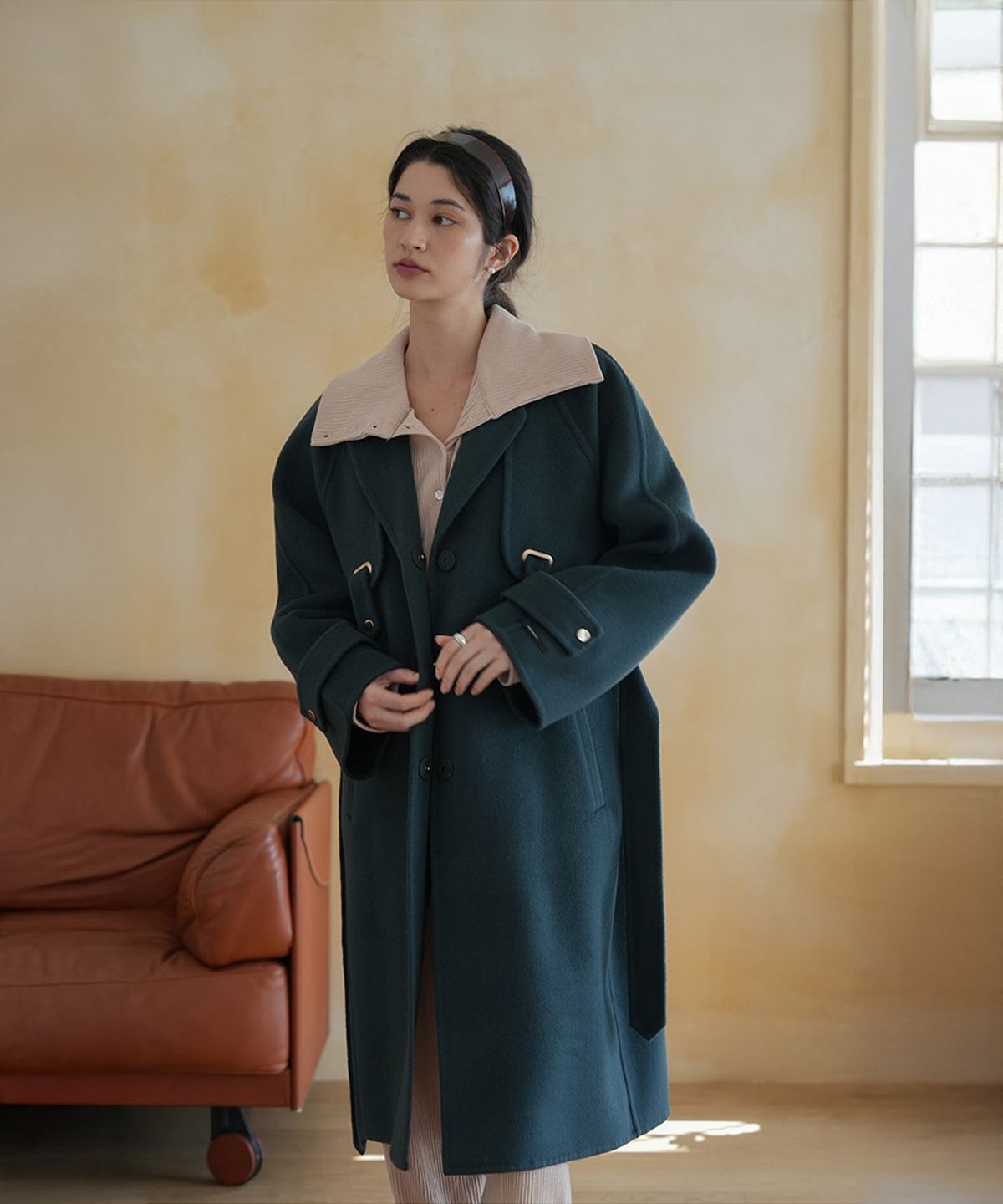 더밀루이(THEMILUI) Dutch Handmade coat (Dark Navy)
