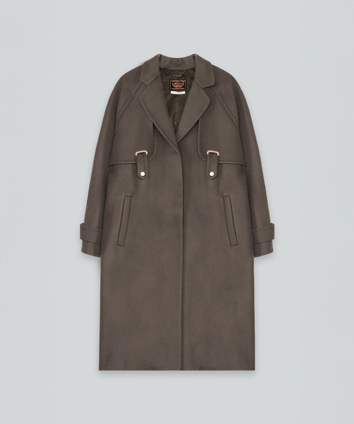 더밀루이(THEMILUI) Dutch Handmade coat (Khaki Brown)
