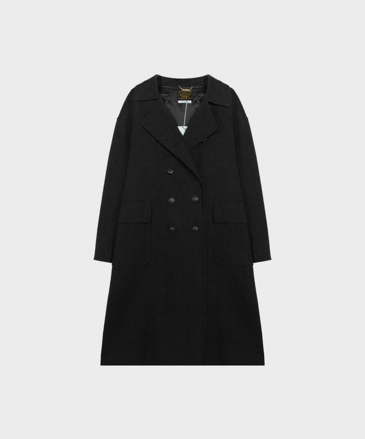 더밀루이(THEMILUI) Ray Handmade coat (Dark Gray)