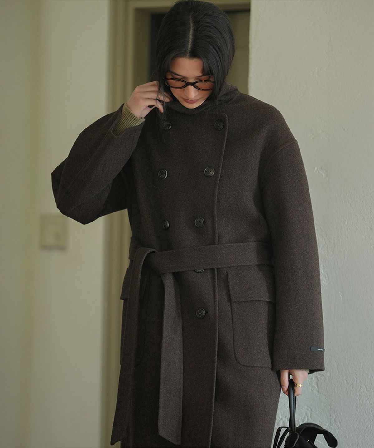 더밀루이(THEMILUI) Ray Handmade coat (Brown)