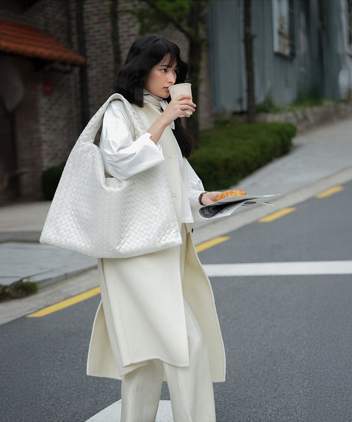 더밀루이(THEMILUI) Bay to Way Handmade coat (Ivory)