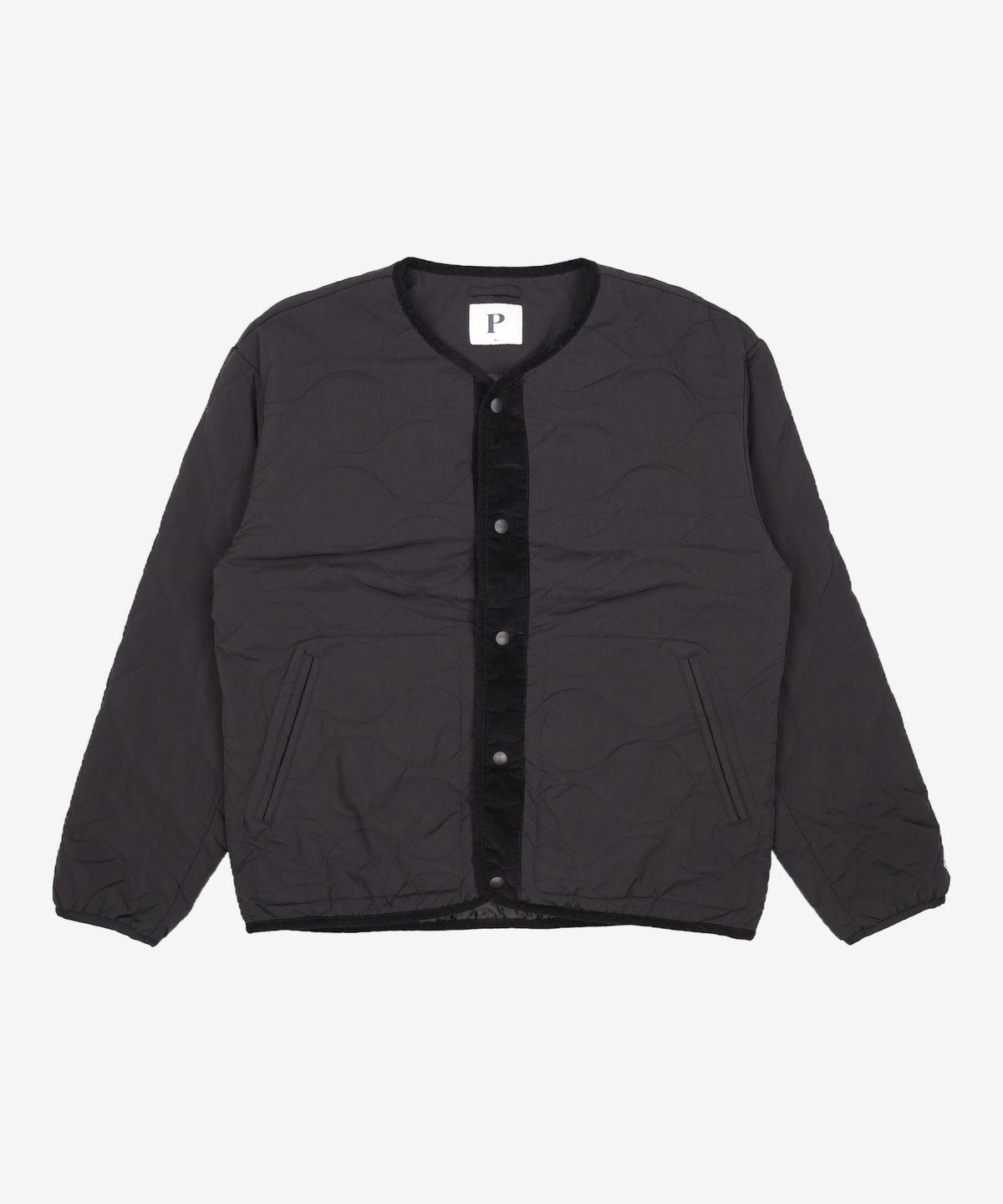 폴햄(POLHAM) 남성) 가로항아리퀼팅 배색 경량 점퍼_PHE4JP1350BK XL