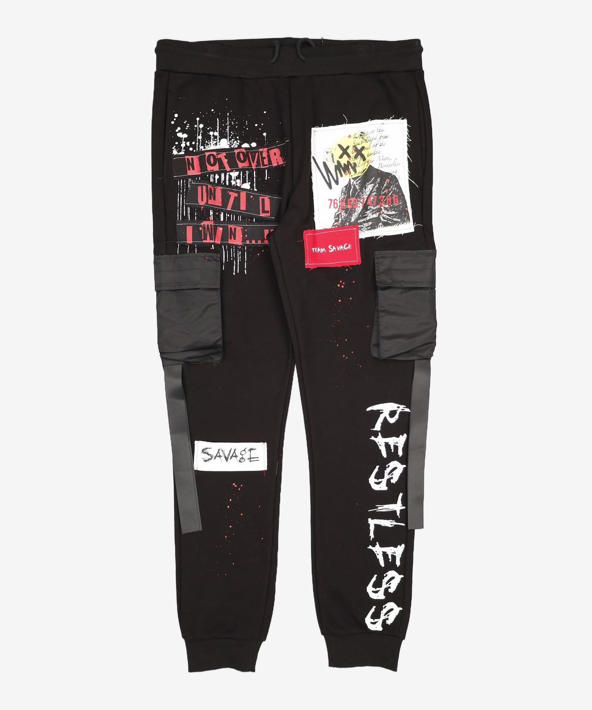 스모크라이즈(SMOKERISE) Twill Patch Fashion Jogger L