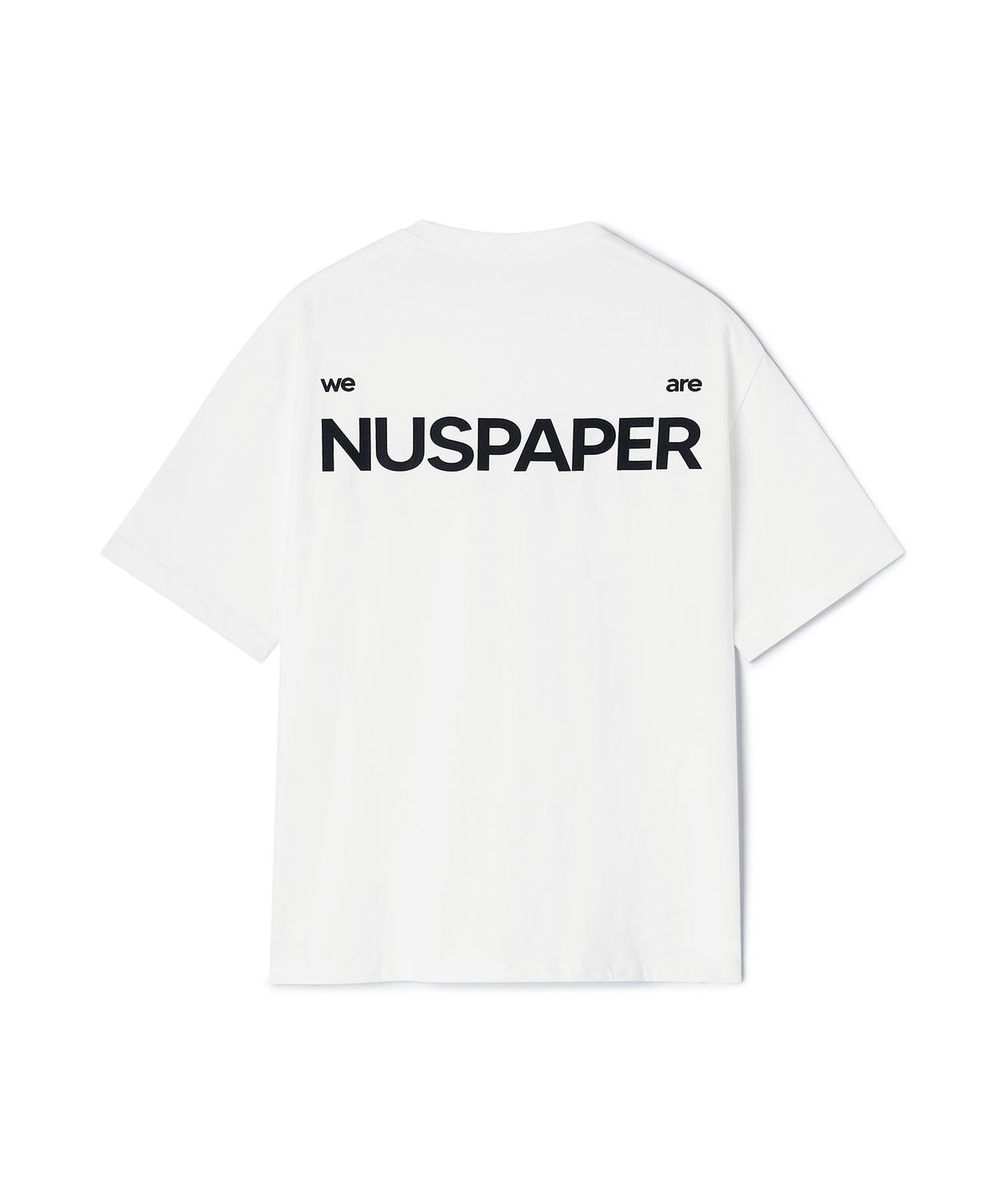 누스페이퍼(NUSPAPER) 페이지 티셔츠 화이트