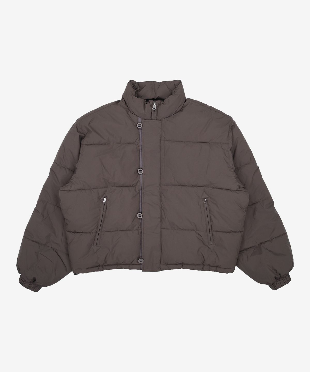 세컨모놀로그(SECONDMONO) Double Adjust Button Short Padded Jumper 6 color_SEJP005 M