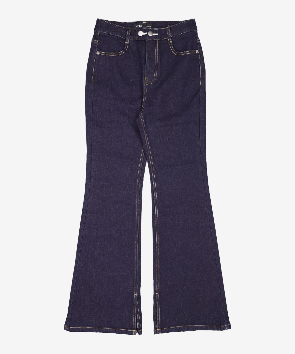 미쏘(MIXXO) 투버튼 롱부츠컷 데님 MIWTJCV44J 24