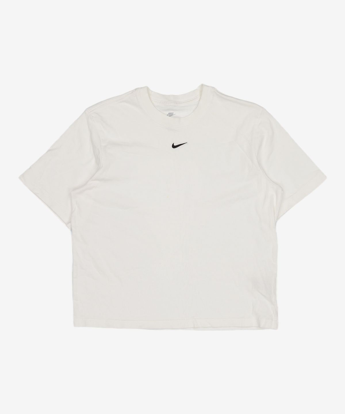 나이키(NIKE) 스포츠웨어 에센셜 박시 티셔츠 W - 화이트:블랙 / DD1238-100 M
